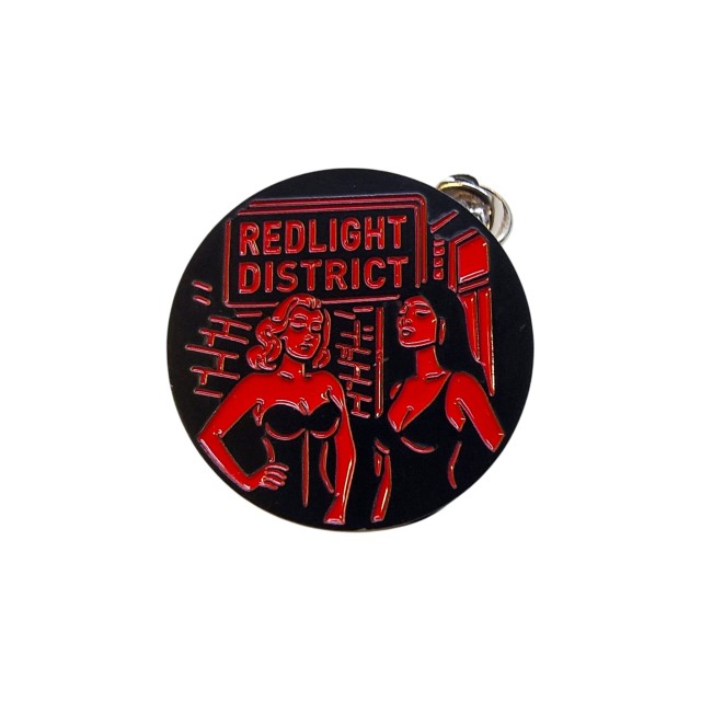 Redlight Kvinder metall pin