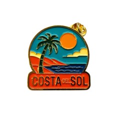 Costa Del Sol metall pin