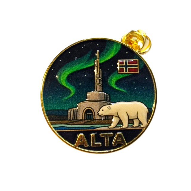 Przypinka metalowa Alta