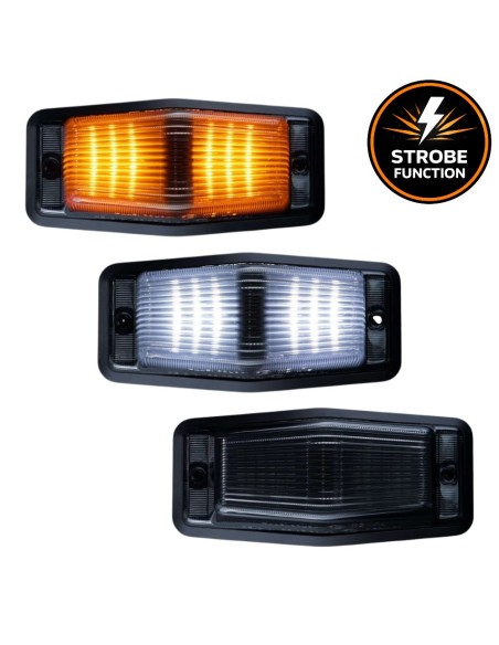 Strands Black Bullet Double burner - Lampa obrysowa LED z stroboskopem