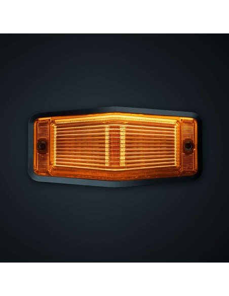 Strands Amber Double burner - Lampa obrysowa LED z stroboskopem