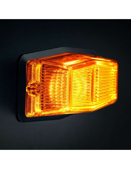 Strands Amber Double burner - Lampa obrysowa LED z stroboskopem