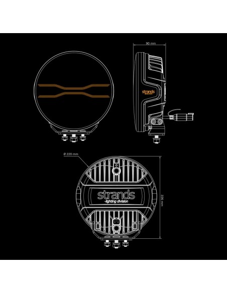 Lampa drogowa For9t Dragon 9"