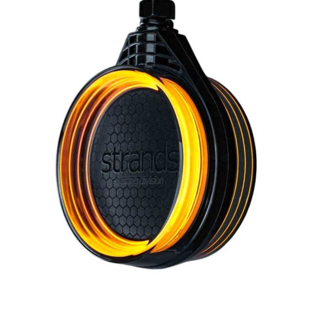 Pomarańczowa lampa "ucho" - For9t...