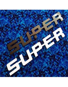 SUPER plastic emblem gloss 5mm