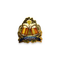 Przypinka metalowa Cheers