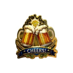Przypinka metalowa Cheers