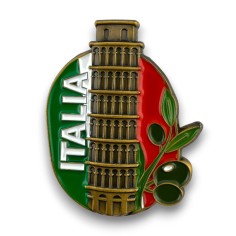 Metal pin Italia
