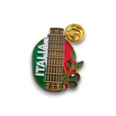 Przypinka metalowa Italia