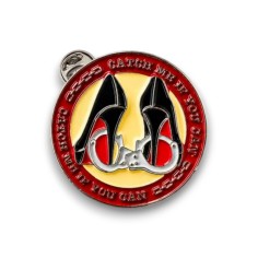 Catch me if you can metal pin