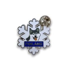 Przypinka metalowa Husky...